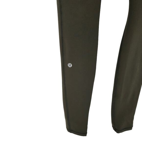 Lululemon Gator Green Speed Tight IV Luxetreme Reflective Tights Leggings Size 2 - Picture 2 of 4